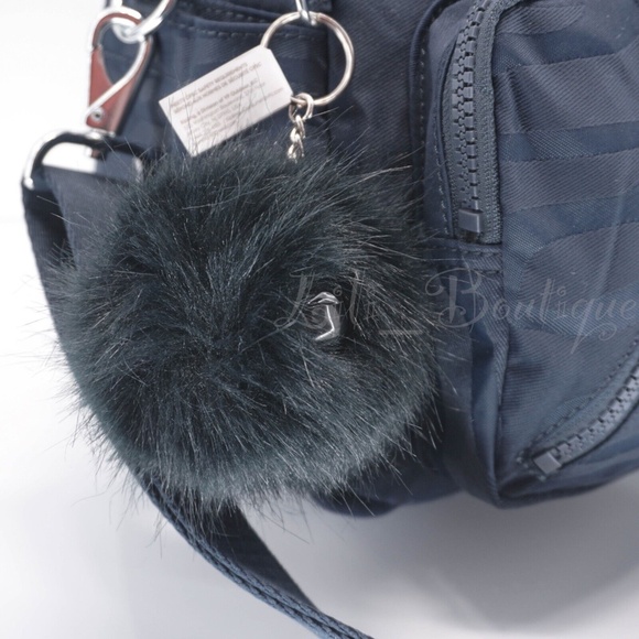 Kipling Defea Large Satchel Shoulder Handbag HB7355 Doodle Jacquard Navy NWT 134 - Picture 11 of 13